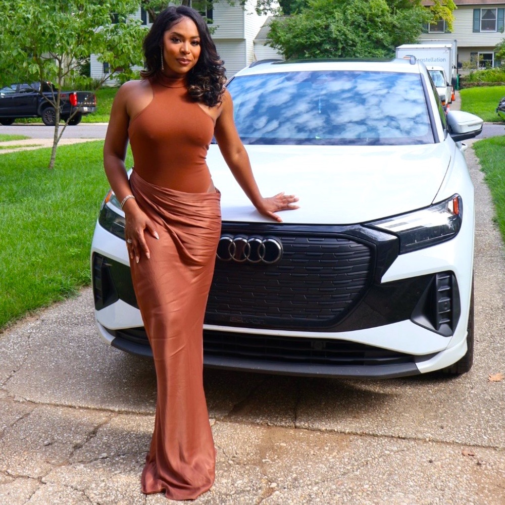 Camila Coelho Nutshell Brown Estrella Maxi Dress